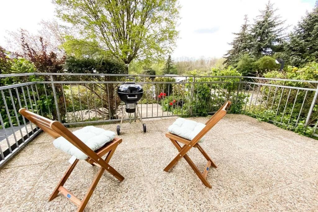 Apartment Am Auensee Mit Grosser Terrasse & Privat-Parkplatz Λειψία Εξωτερικό φωτογραφία